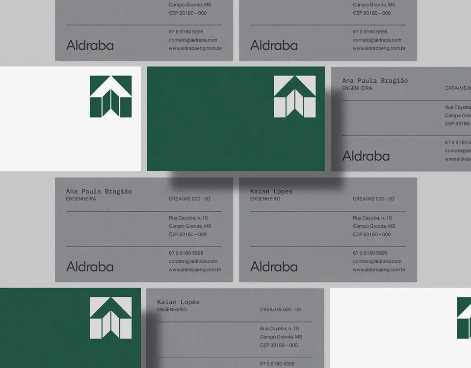 Aldraba — estratégia e identidade visual por MILME