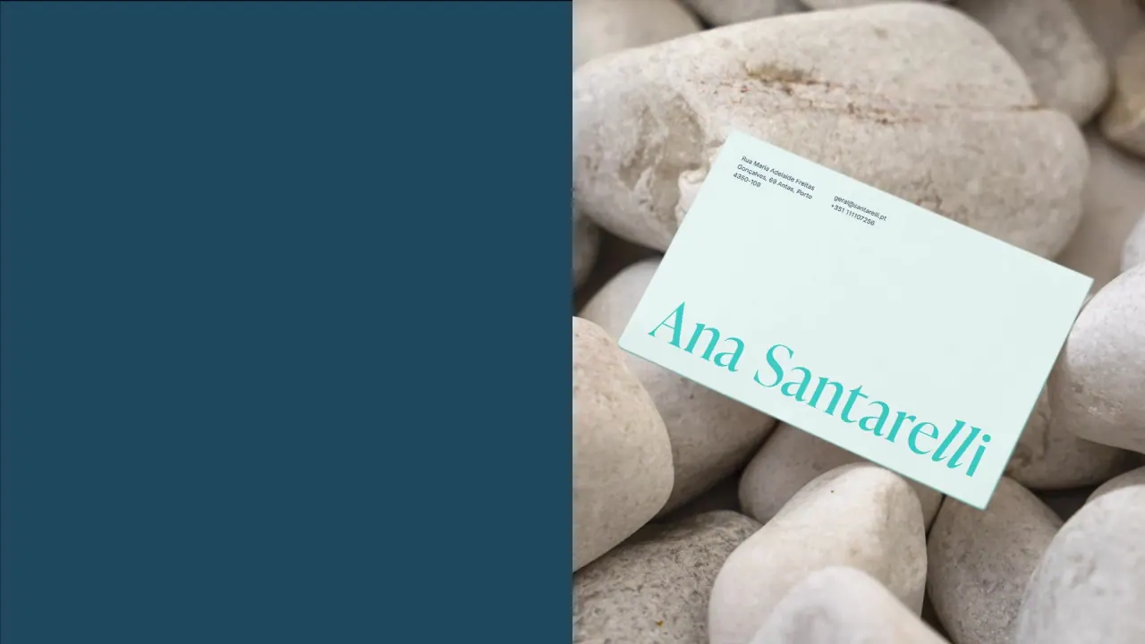 Ana Santarelli — aplicação 3 da identidade visual