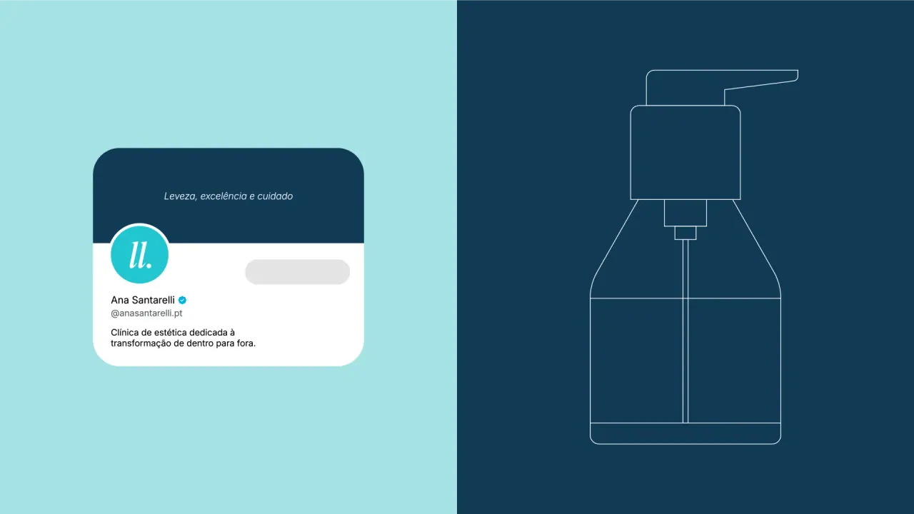 Ana Santarelli — aplicação 5 da identidade visual