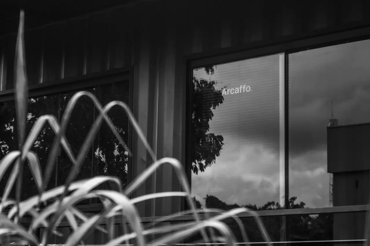 Arcaffo. — identidade visual criada pela MILME