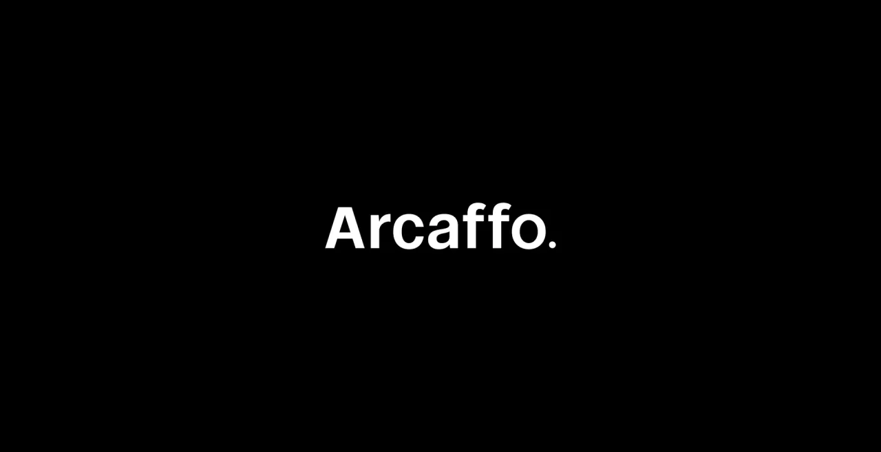 Arcaffo. — aplicação 4 da identidade visual