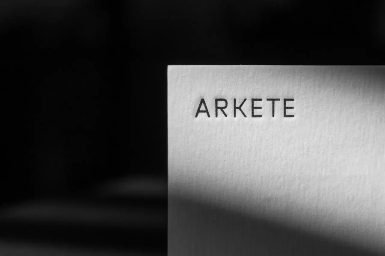 Arkete — aplicação 6 da identidade visual