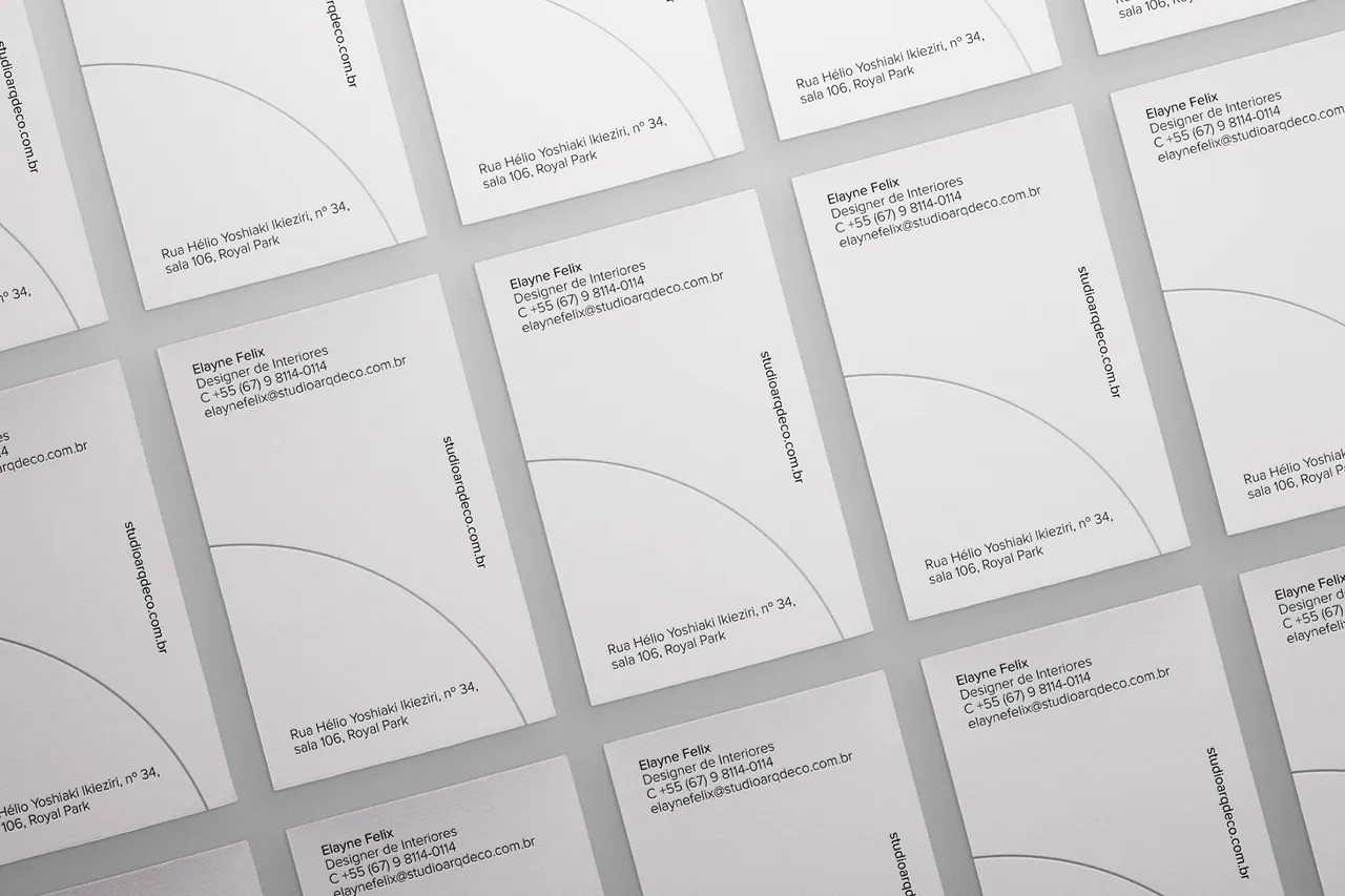 ArqDecô — aplicação 4 da identidade visual
