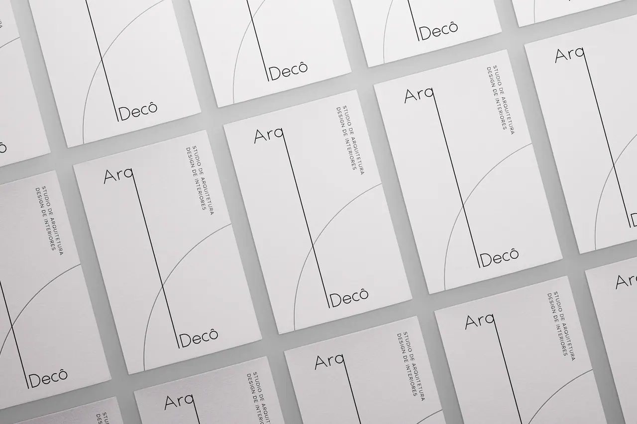 ArqDecô — aplicação 7 da identidade visual