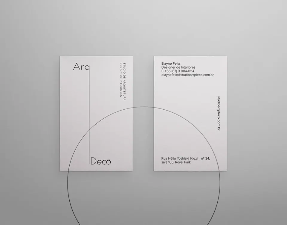 ArqDecô — estratégia e identidade visual por MILME