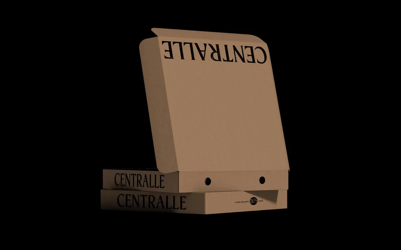 Centralle Osteria — aplicação 2 da identidade visual