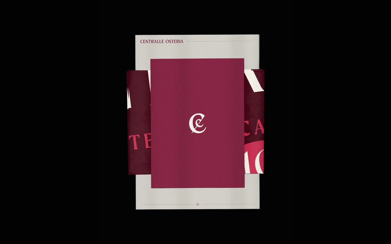 Centralle Osteria — aplicação 6 da identidade visual