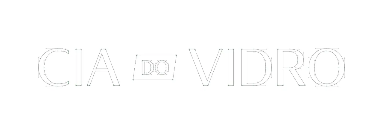 Cia do Vidro — aplicação 6 da identidade visual