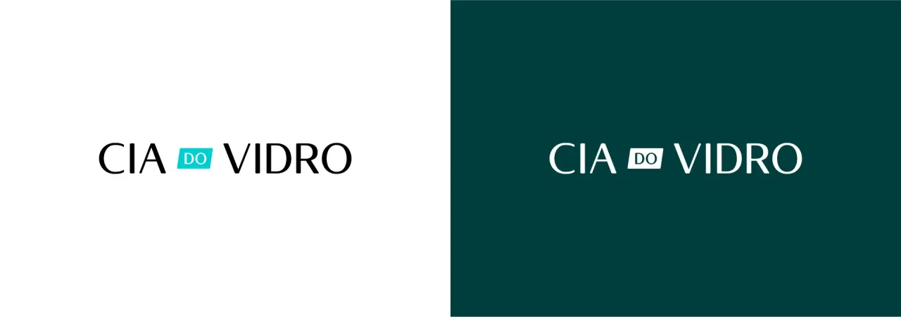 Cia do Vidro — aplicação 15 da identidade visual