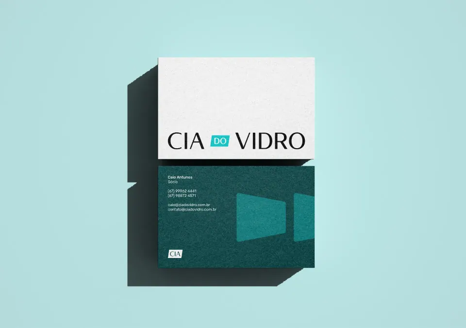 Cia do Vidro — identidade visual e posicionamento por MILME