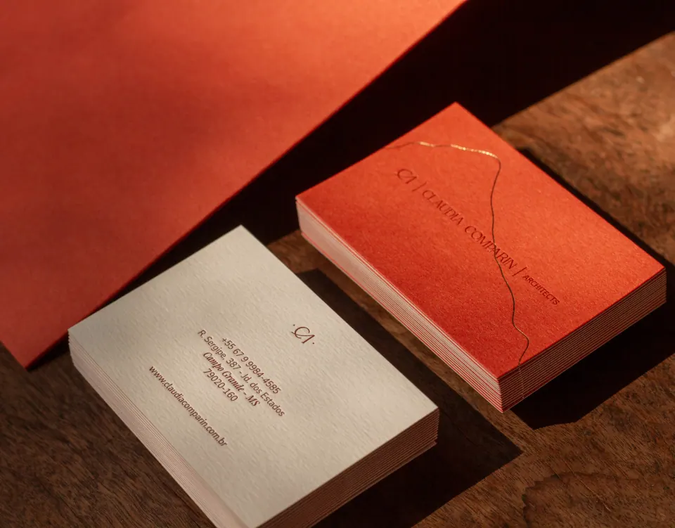 Cláudia Comparin — Papelaria — identidade visual e papelaria por MILME