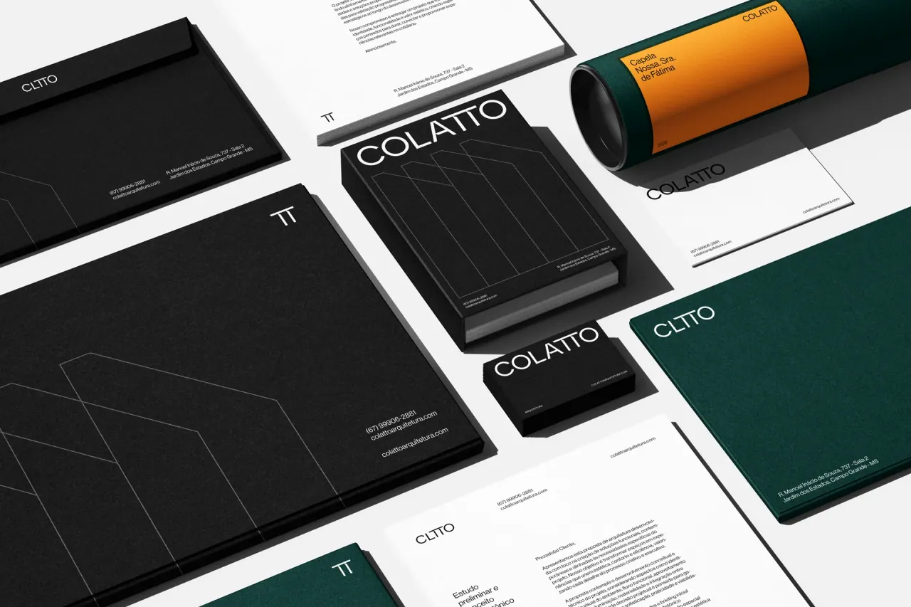 COLATTO — aplicação 12 da identidade visual