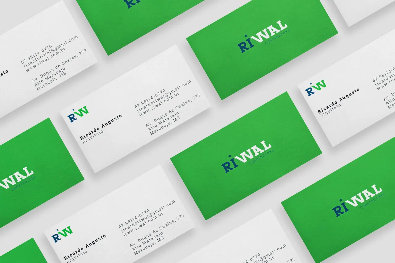 Construtora RiWal — aplicação 5 da identidade visual