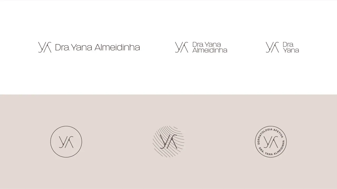 Dra. Yana — aplicação 6 da identidade visual