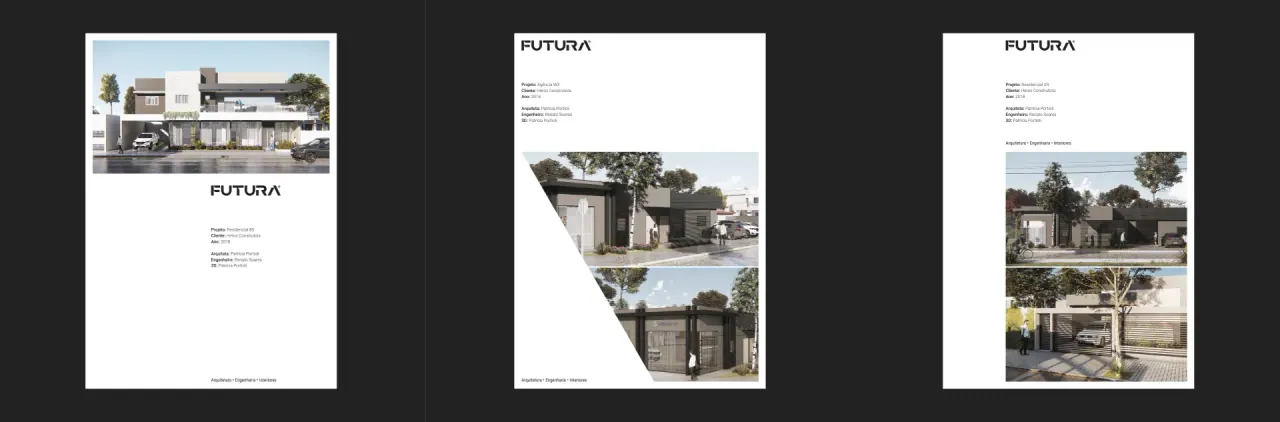 Futura — aplicação 3 da identidade visual