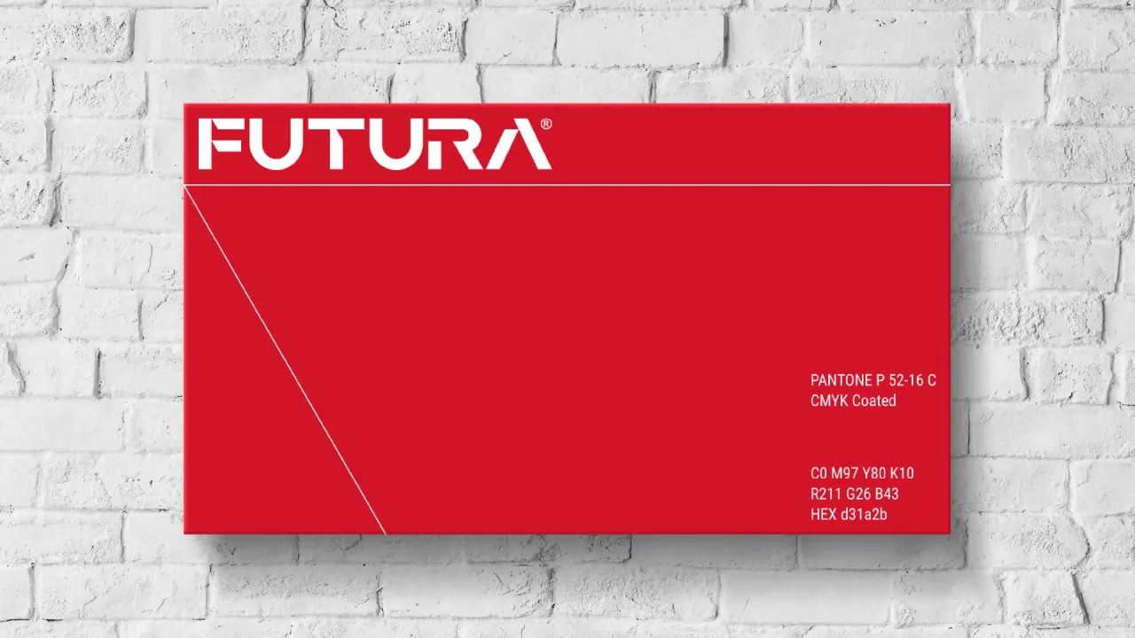 Futura — aplicação 4 da identidade visual