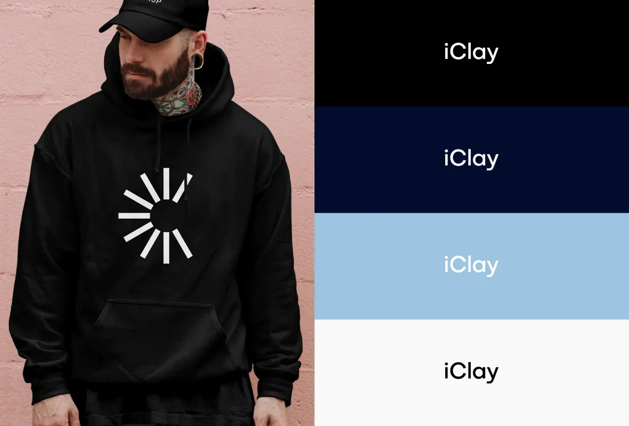 iClay — aplicação 5 da identidade visual