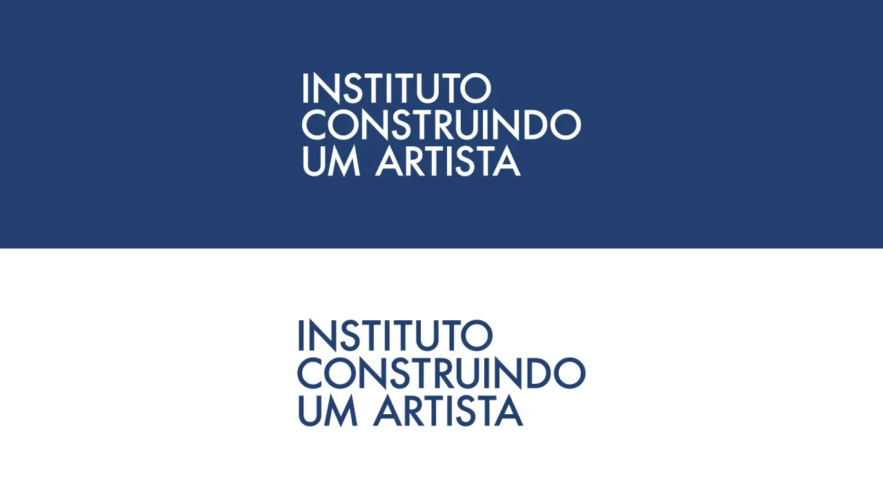 Instituto Construindo um Artista — aplicação 7 da identidade visual
