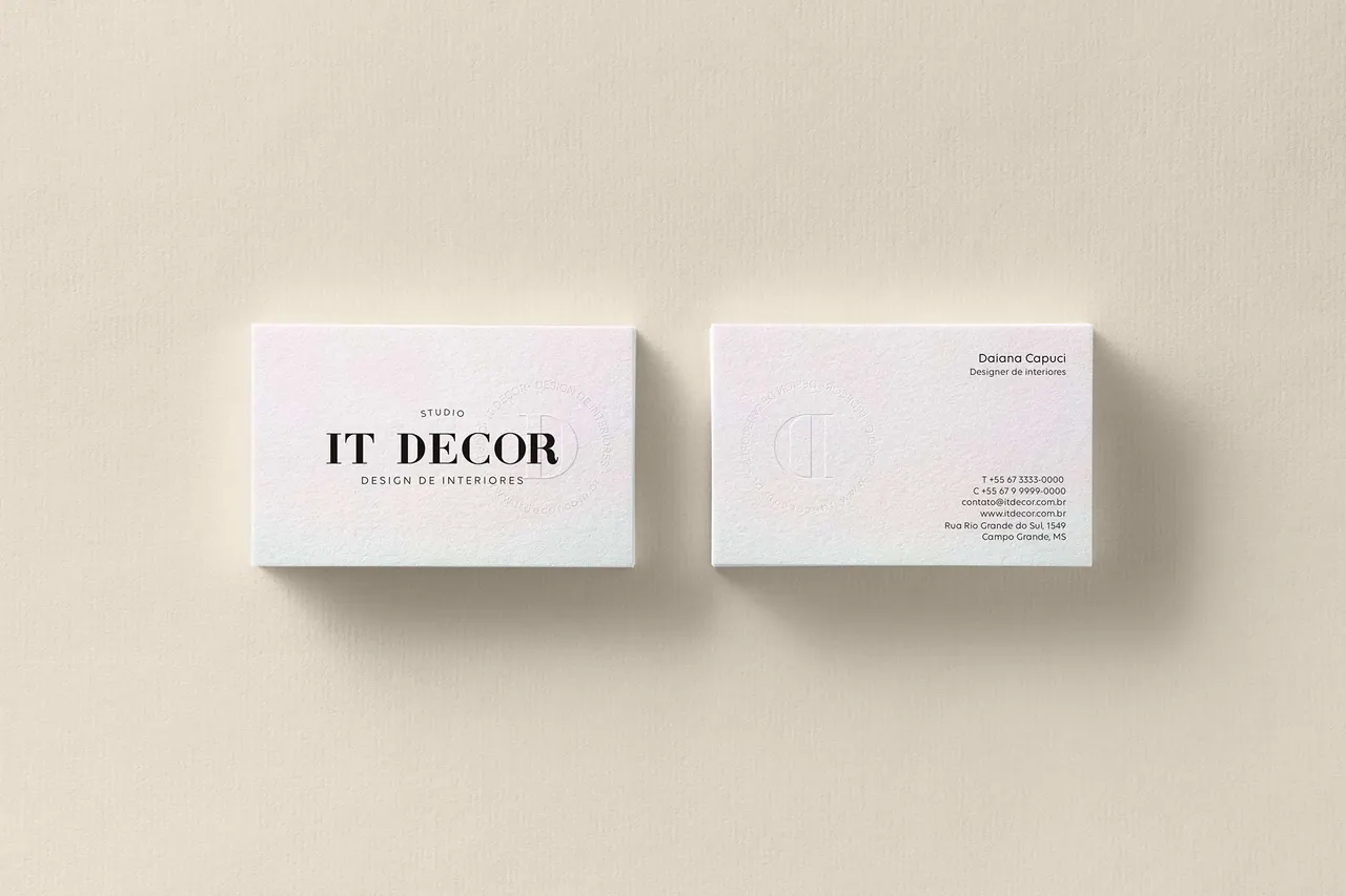 It Decor — aplicação 8 da identidade visual