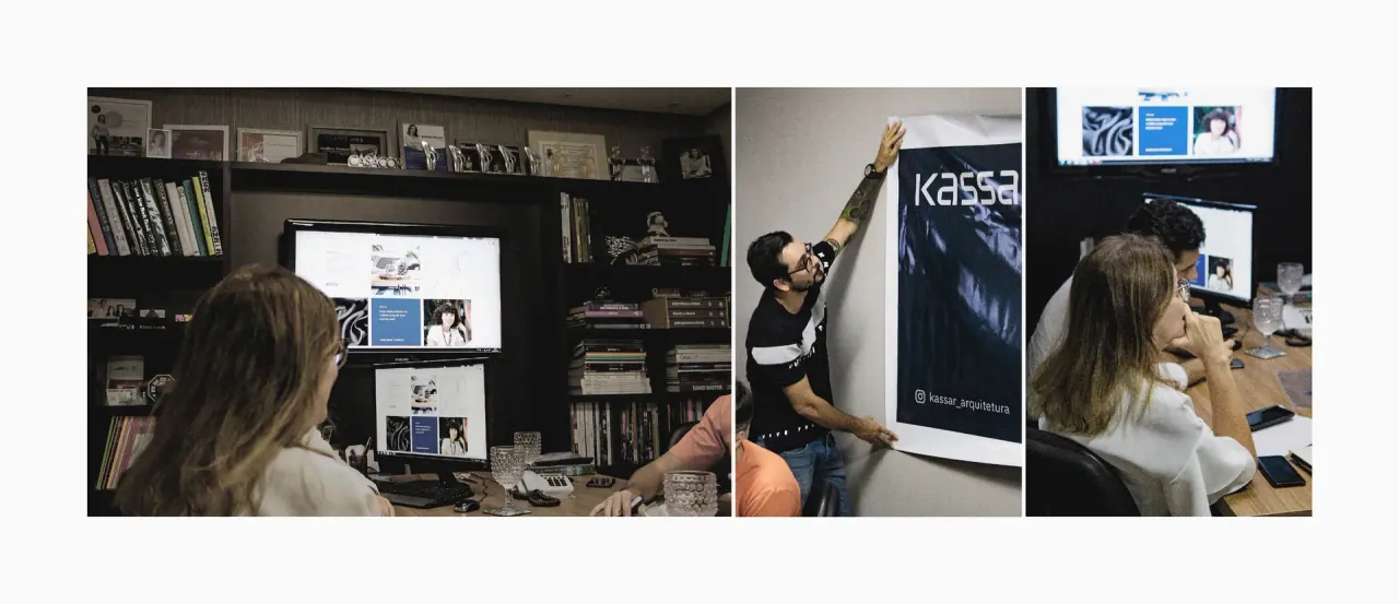 Kassar — aplicação 6 da identidade visual