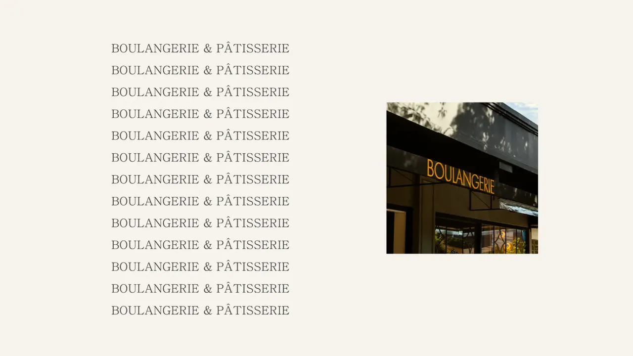 La Parisienne — aplicação 11 da identidade visual