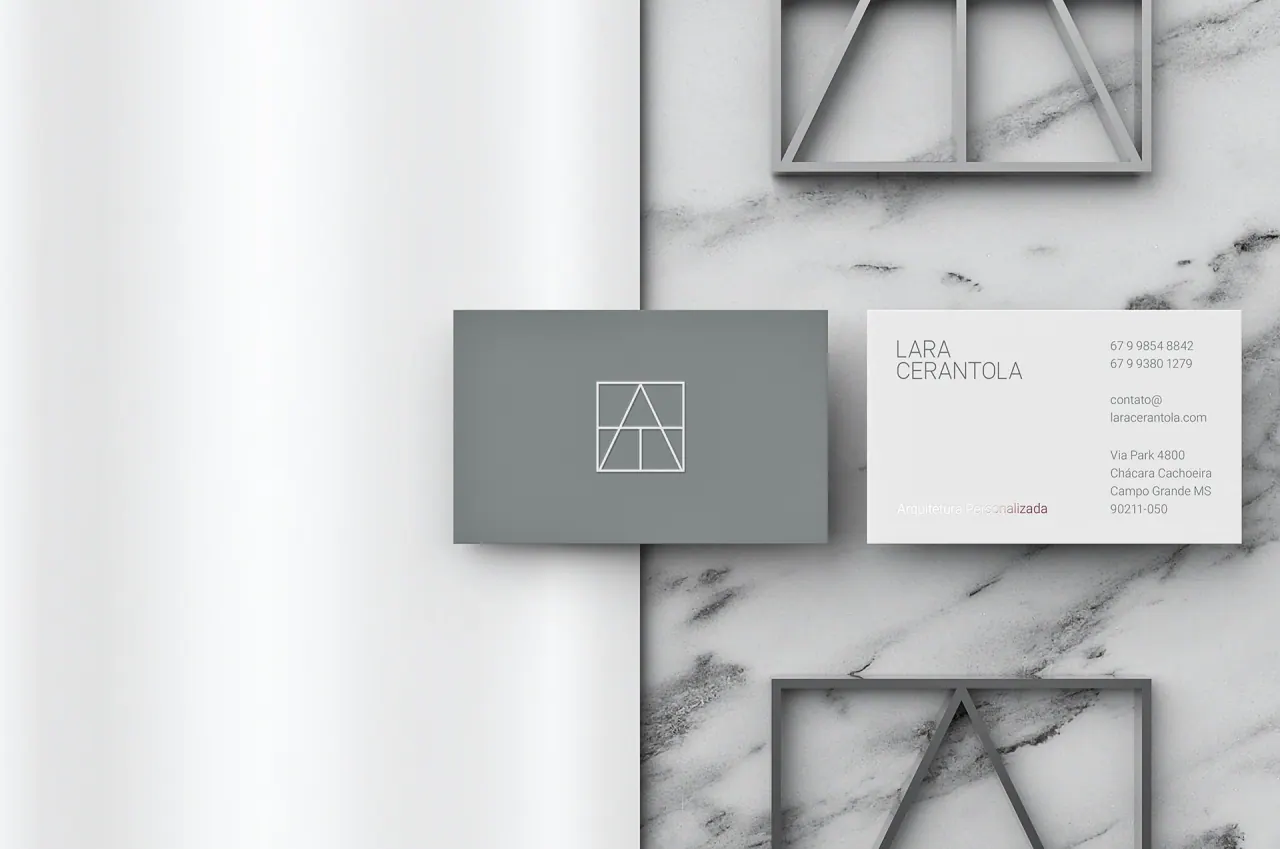 Lara Cerantola — aplicação 9 da identidade visual