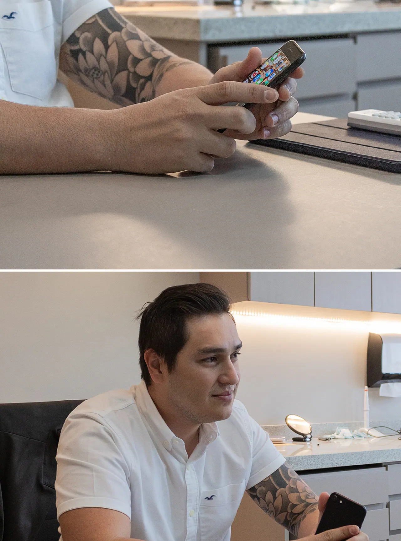 Lucas Grisoste — aplicação 6 da identidade visual