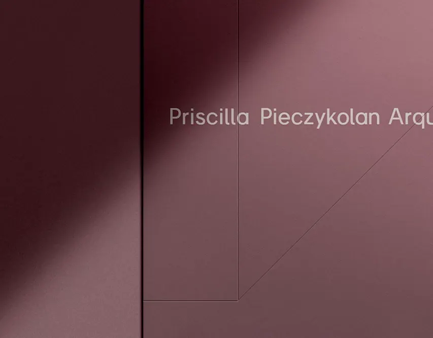 Priscila Pieczykolan Arquitetura — identidade visual por MILME