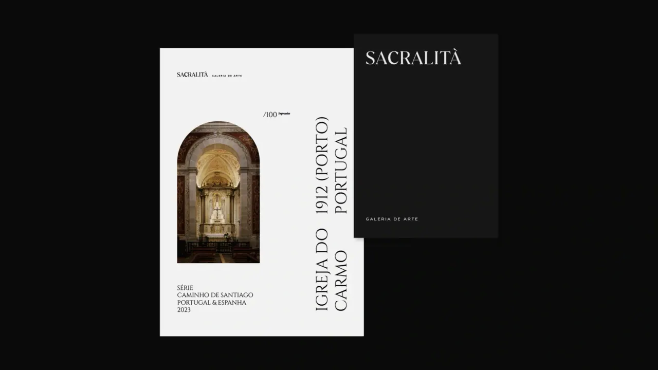 Sacralità — aplicação 17 da identidade visual